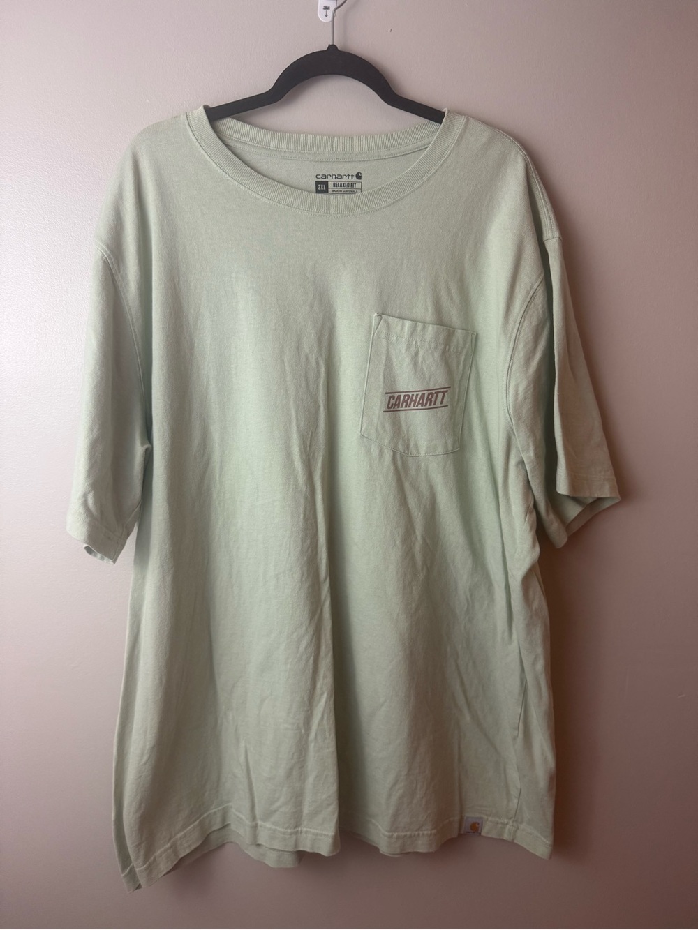 Men’s Carhartt Relaxed Fit Short Sleeve Graphic Pocket T-Shirt XXL - Picture 2 of 7
